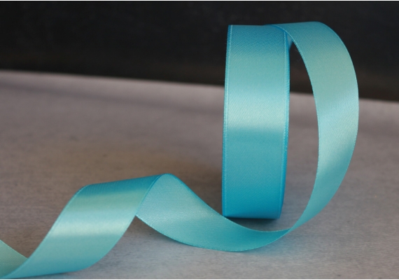 Стрічка атласна 2 см, світло-бірюзовий (№62)