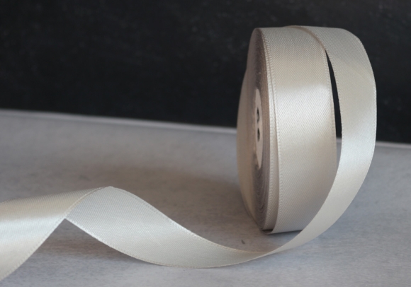 Стрічка атласна 2,5 см,  сірий (№66)