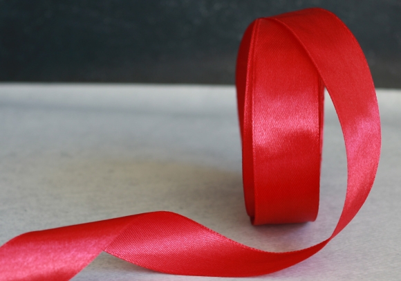 Стрічка атласна 2,5 см, бургундський (№86) Стрічка атласна 2,5 см, бургундський (№86)