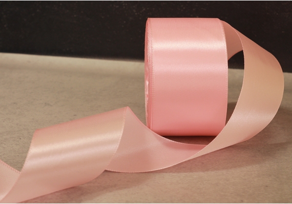 Стрічка атласна 5 см, ніжно-рожевий (№04) Стрічка атласна 5 см, ніжно-рожевий (№04)