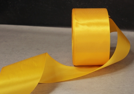 Стрічка атласна 4 см, світло-помаранчевий (№112)