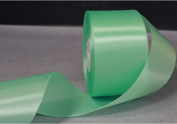 Стрічка атласна 4 см, м'ятний (№128) Стрічка атласна 4 см, м'ятний (№128)