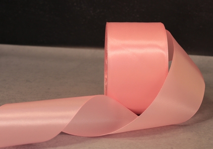 Стрічка атласна 4 см, рожевий (№148)