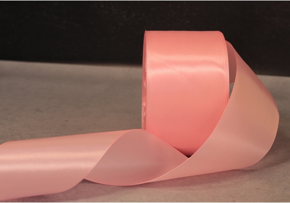 Стрічка атласна 4 см, рожевий (№148)