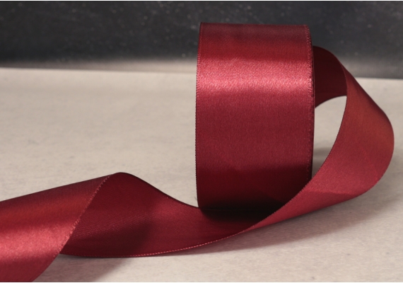 Стрічка атласна 7,5 см, коричнево-червоний (№152) Стрічка атласна 7,5 см, коричнево-червоний (№152)