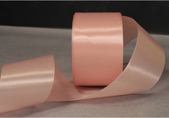 Стрічка атласна 7,5 см, блідо-рожевий (№153) Стрічка атласна 7,5 см, блідо-рожевий (№153)