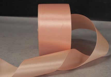 Стрічка атласна 4 см, персиковий (№174)