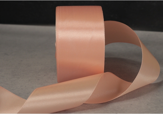 Стрічка атласна 4 см, персиковий (№174)