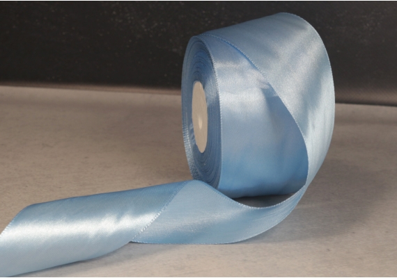 Стрічка атласна 7,5 см, блакитний (№20) Стрічка атласна 7,5 см, блакитний (№20)