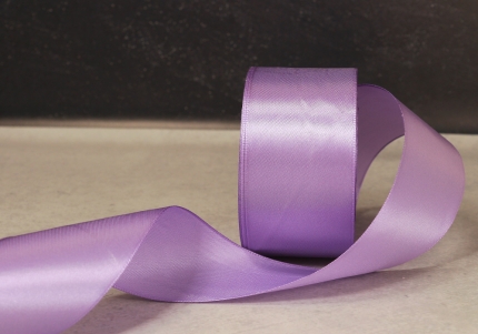 Стрічка атласна 4 см, бузковий (№21)