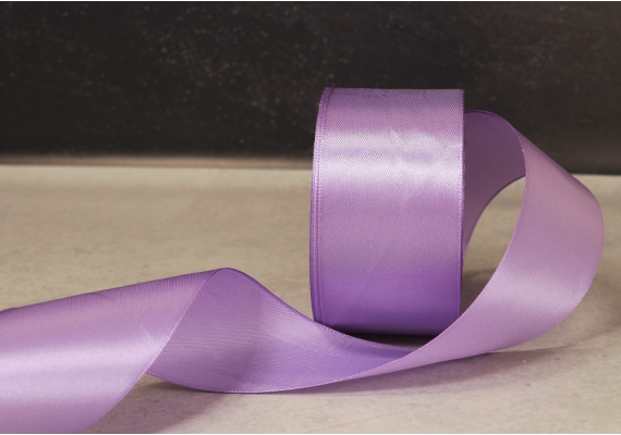 Стрічка атласна 5 см, бузковий (№21) Стрічка атласна 5 см, бузковий (№21)