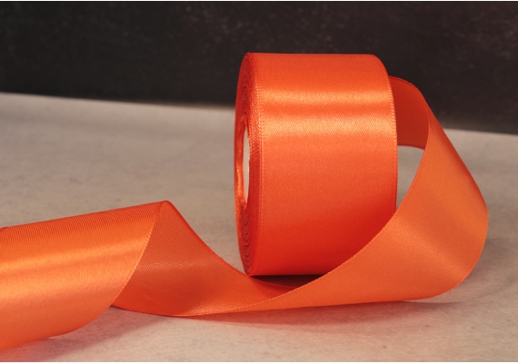 Стрічка атласна 4 см, світло-червоний (№25)