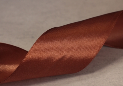 Стрічка атласна 2 см, золотисто-коричневий (№31)