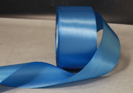 Стрічка атласна 5 см *33м, світло-синій (№36)
