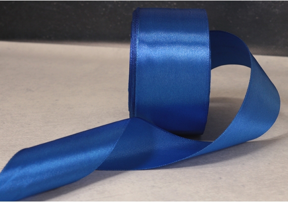 Стрічка атласна 7,5 см, темно-синій (№40) Стрічка атласна 7,5 см, темно-синій (№40)