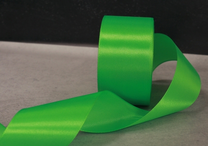 Стрічка атласна 5 см *33м, салатовий (№52)