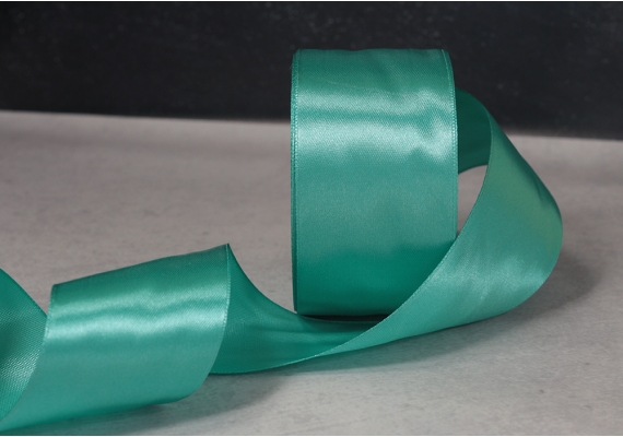 Стрічка атласна 5 см, нефритовий (№54) Стрічка атласна 5 см, нефритовий (№54)