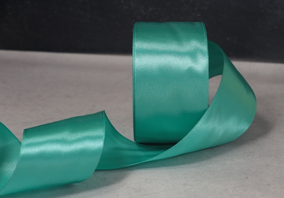 Стрічка атласна 4 см, нефритовий (№54)