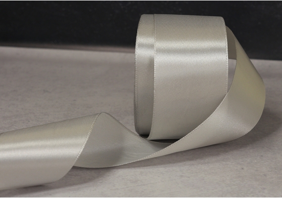 Стрічка атласна 5 см, сірий (№66)