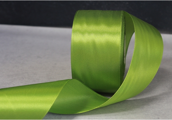 Стрічка атласна 7,5 см, папоротево-зелений (№95) Стрічка атласна 7,5 см, папоротево-зелений (№95)