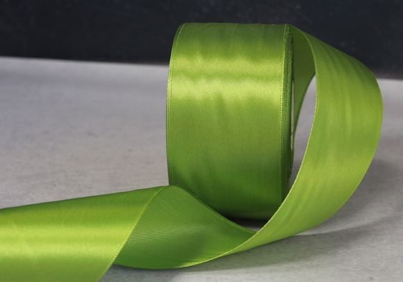 Стрічка атласна 7,5 см, папоротево-зелений (№95) Стрічка атласна 7,5 см, папоротево-зелений (№95)