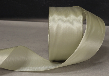 Стрічка атласна 7,5 см, сірий (теплий) (№99)