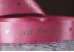 Стрічка атласна з написом "Just for You" (2,5 см *18 м), рожевий (№90)