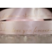 Стрічка атласна з написом "Love you forever" (2,5 см *18 м), світло-рожевий (№91) (1рулон)