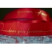 Стрічка атласна з написом "Love you forever" (2,5 см *18 м), червоний (№110) (1рулон)