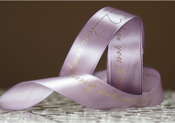 Стрічка атласна з написом "Love you forever" (2,5 см *18 м), бузковий (№140) (1рулон) Стрічка атласна з написом "Love you forever" (2,5 см *18 м), бузковий (№140) (1рулон)