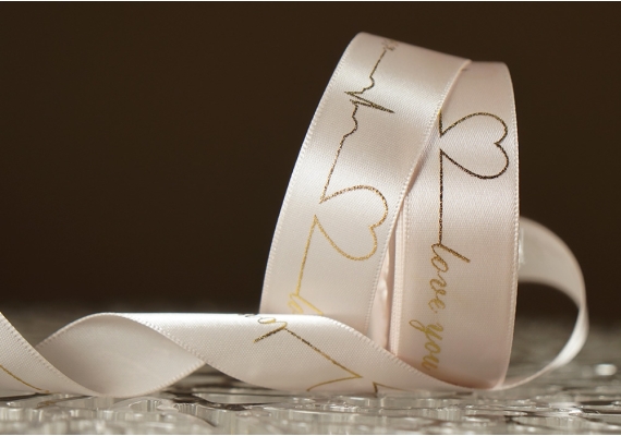 Стрічка атласна з написом "Love you forever" (2,5 см *18 м), блідо-рожевий (№92) (1рулон) Стрічка атласна з написом "Love you forever" (2,5 см *18 м), блідо-рожевий (№92) (1рулон)