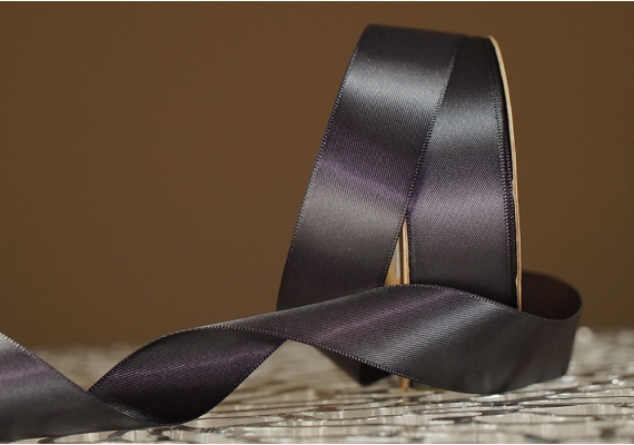 Стрічка двостороння атласна 2,5 см, сапфіровий (№104) Стрічка двостороння атласна 2,5 см, сапфіровий (№104)