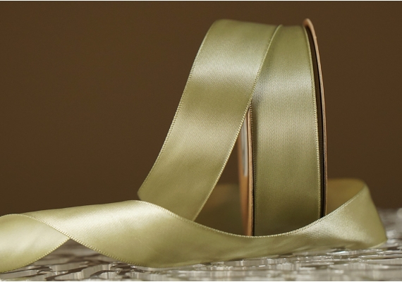 Стрічка двостороння атласна 2,5 см, фісташковий (№119) Стрічка двостороння атласна 2,5 см, фісташковий (№119)