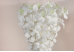 Гортензія біла букет (16шт) (46см) (С30476)