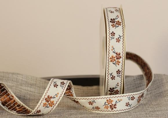 Стрічка з орнаментом №28 2,5см (23м)(1рулон)