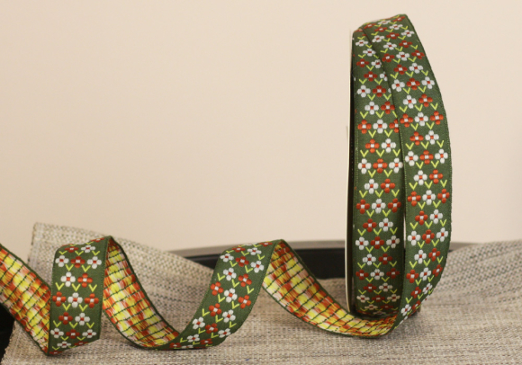 Стрічка з орнаментом №33 2,5см (23м)(1рулон)