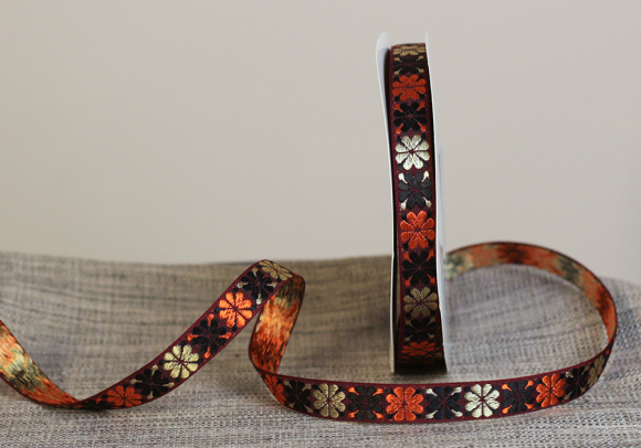 Стрічка з орнаментом №20 1,5см (23м)(1рулон)