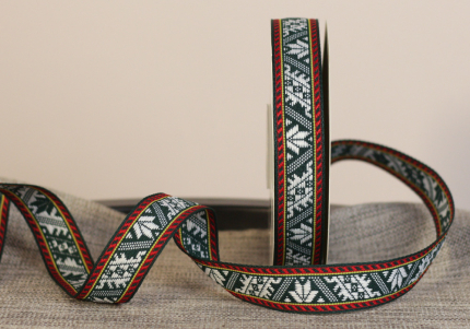 Стрічка з орнаментом №44 2,5см (23м)(1рулон)