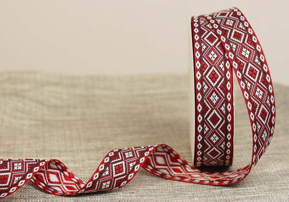 Стрічка з орнаментом №48 3,2см (23м)(1рулон) 