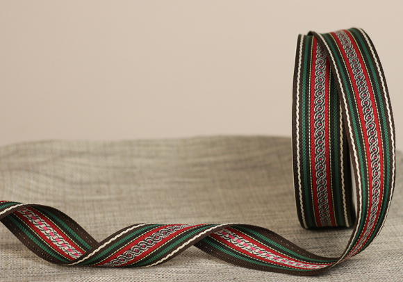 Стрічка з орнаментом №63 3,5см (23м)(1рулон)