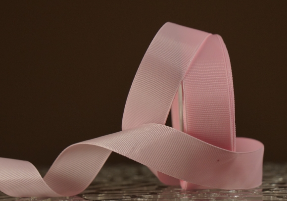 Стрічка репсова (2,5 см *23 м), пудровий (№0-116)