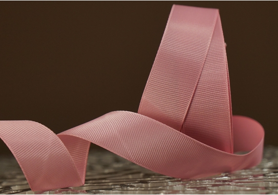 Стрічка репсова (2,5 см *23 м), темно-рожевий (№0-151)