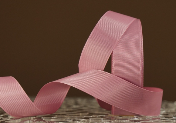 Стрічка репсова (2,5 см *23 м), темно-рожевий (№0-0158)