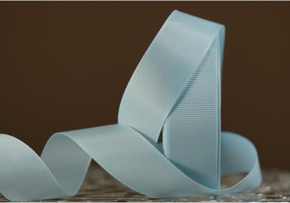 Стрічка репсова (2,5 см *23 м), блакитний (світлий) (№0-303) Стрічка репсова (2,5 см *23 м), блакитний (світлий) (№0-303)