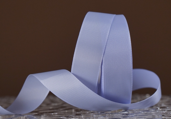 Стрічка репсова (2,5 см *23 м), блідо-волошковий (№0-420)