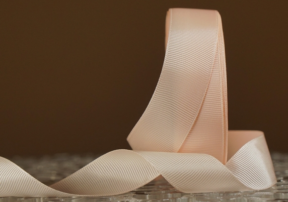 Стрічка репсова (2,5 см *23 м), світло-персиковий (№06)