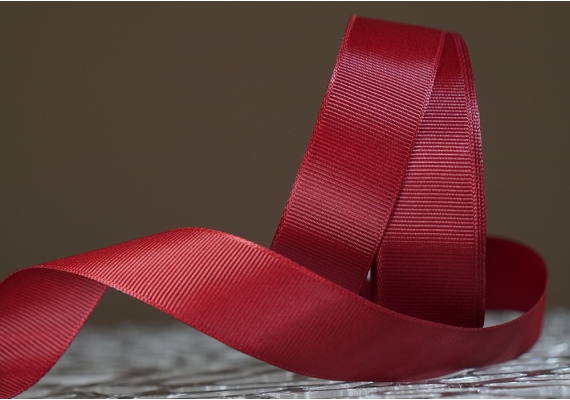 Стрічка репсова (2,5 см *23 м), вишневий (№0-790) Стрічка репсова (2,5 см *23 м), вишневий (№0-790)