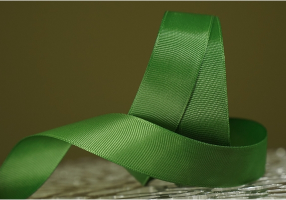 Стрічка репсова (2,5 см *23 м), травнево-зелений (№108)