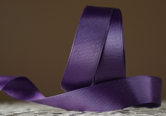 Стрічка репсова (2,5 см *23 м), сливовий (№115)