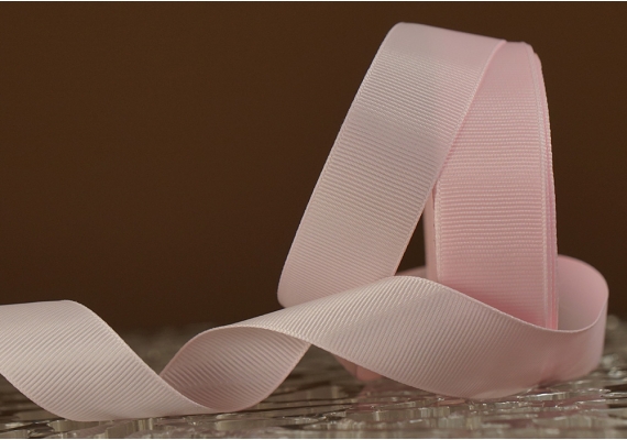 Стрічка репсова (2,5 см *23 м), блідо-рожевий (№138) Стрічка репсова (2,5 см *23 м), блідо-рожевий (№138)